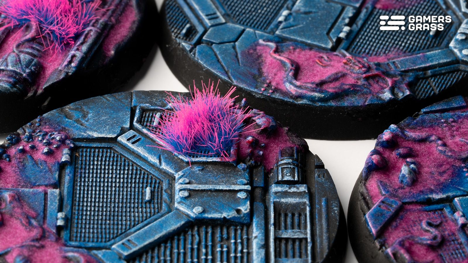 Alien Infestation Bases, Round 50mm (x3) - Gamers Grass