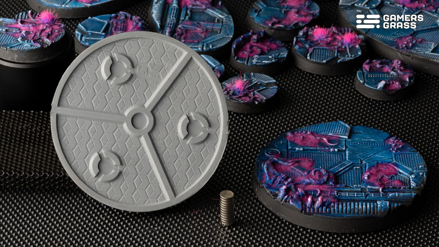 Alien Infestation Bases, Round 60mm (x2) - Gamers Grass