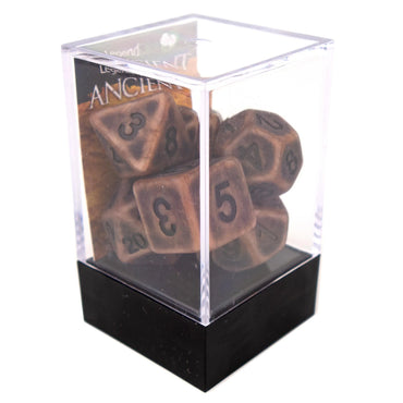 Legend Dice - Boxed Display - Poly Dice Set - Ancient - Copper