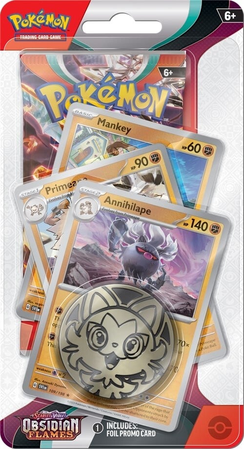 Pokémon TCG: Scarlet & Violet 3 - Obsidian Flames Premium Checklane Blister Annihilape