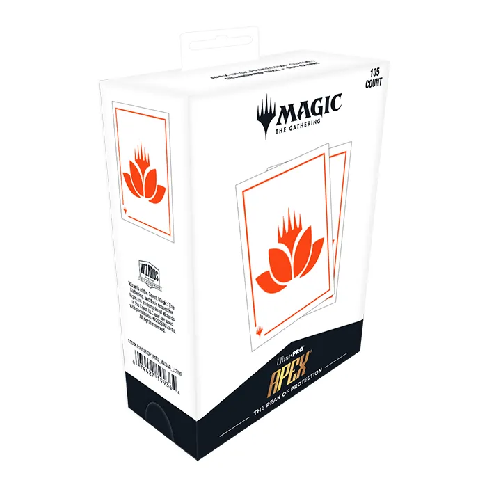 Ultra Pro - Magic The Gathering - Mana 8 - 105ct Apex Deck Protector Sleeves - Lotus