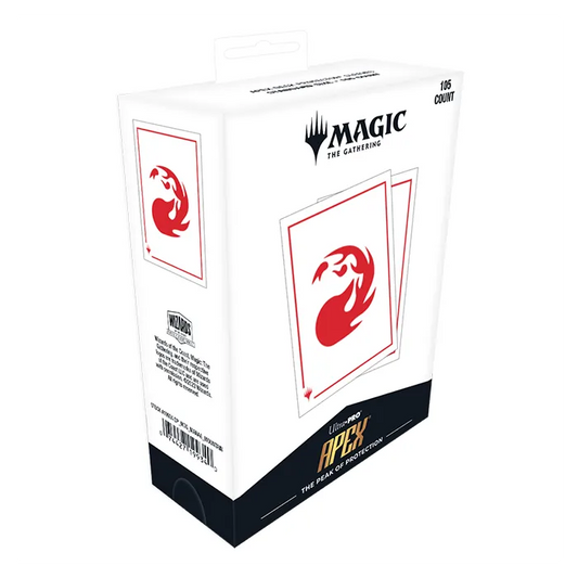 Ultra Pro - Magic The Gathering - Mana 8 - 105ct Apex Deck Protector Sleeves - Mountain