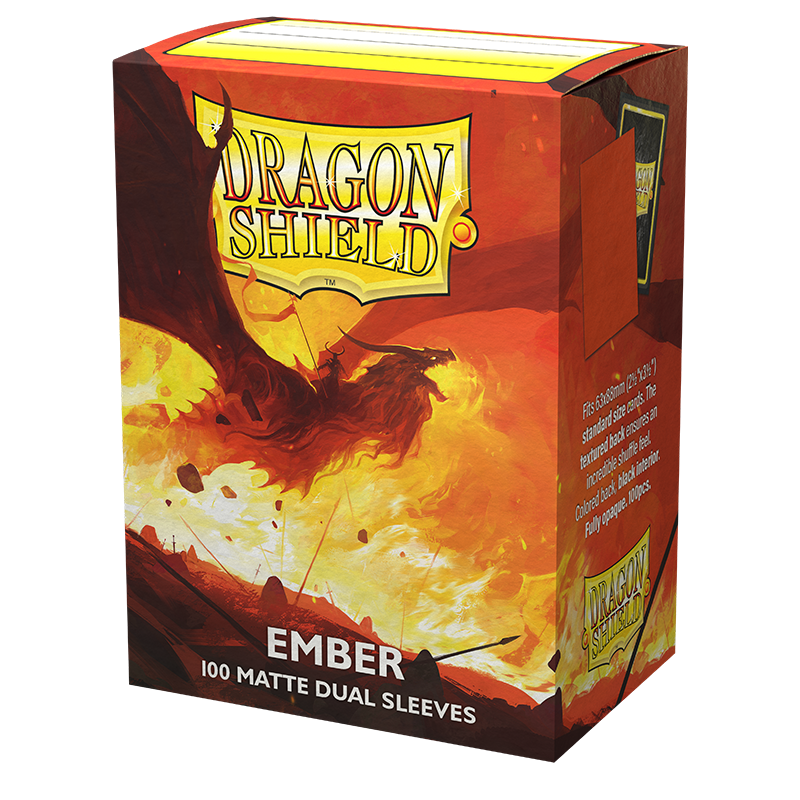 Dragon Shield – Standard size – Dual Matte – Ember ‘Alaric, Revolution Kindler’ (100)