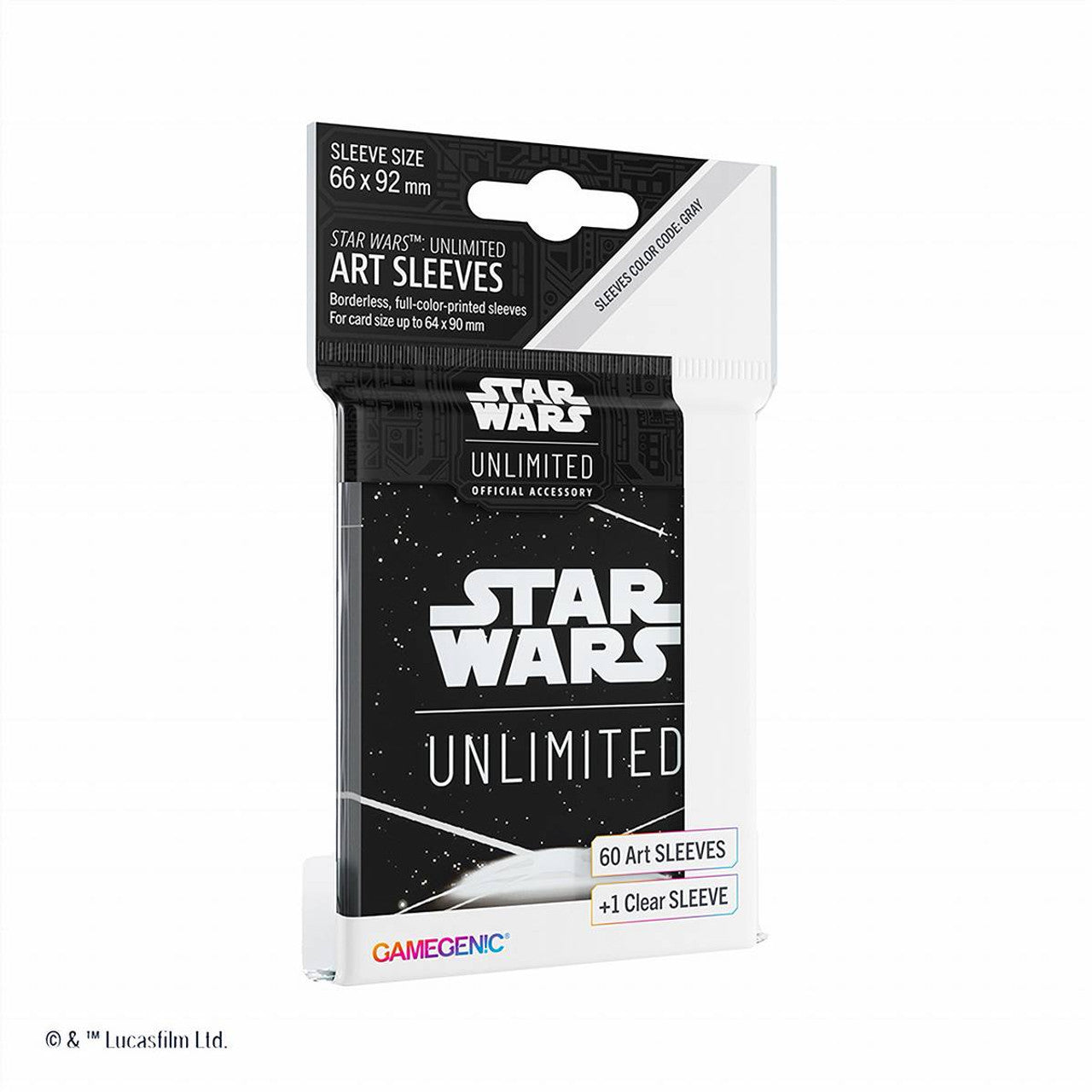 Gamegenic Star Wars: Unlimited Art Sleeves Card Back White
