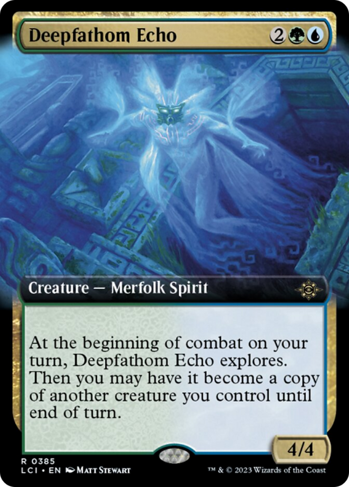 Deepfathom Echo (Extended Art) [The Lost Caverns of Ixalan]