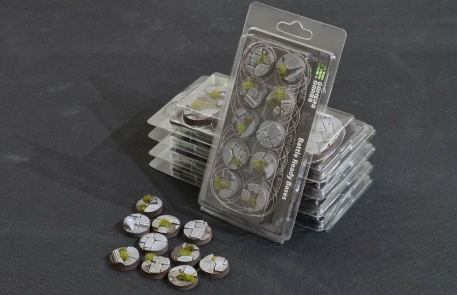 Temple Bases Round 25mm (x10) - Battlefield Ready - Gamers Grass