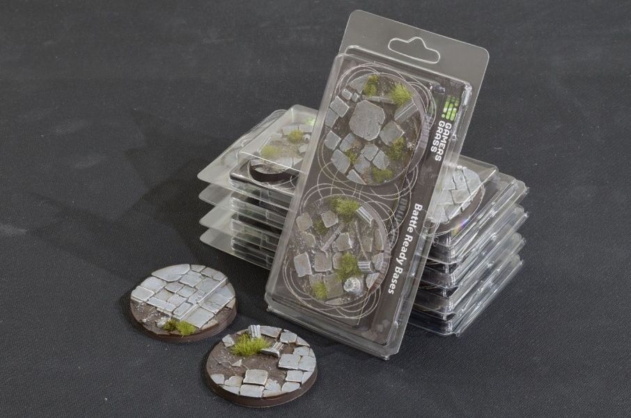 Temple Bases Round 60mm (x2) - Battlefield Ready - Gamers Grass
