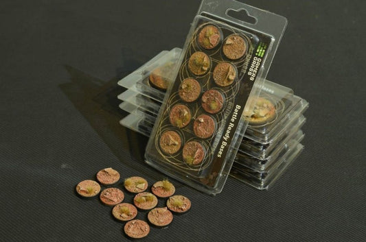 Badlands Bases Round 25mm (x10) - Battlefield Ready - Gamers Grass