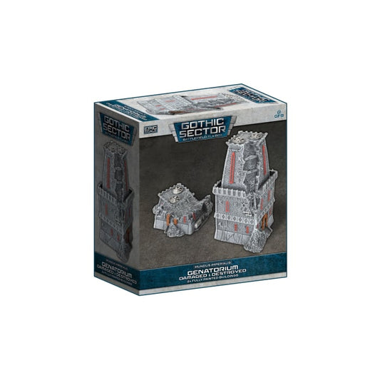 Battlefield In a Box - Mundus Imperialis - Genatorium (Damaged & Destroyed x2)