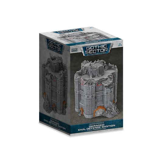 Battlefield In a Box - Mundus Imperialis - Civil Defense Bastion (Damaged x1)