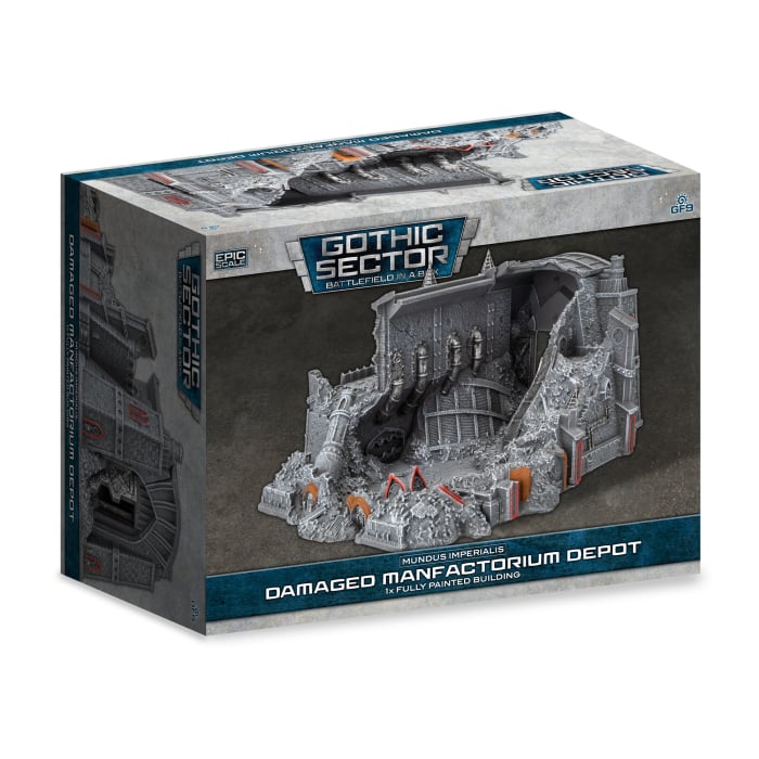 Battlefield In a Box - Mundus Imperialis - Manufactorium Depot (Damaged x1)