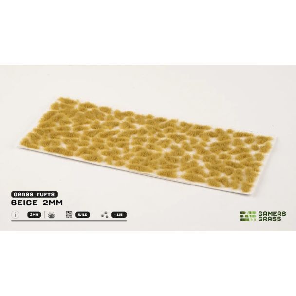 Beige 2mm Tufts - Gamers Grass