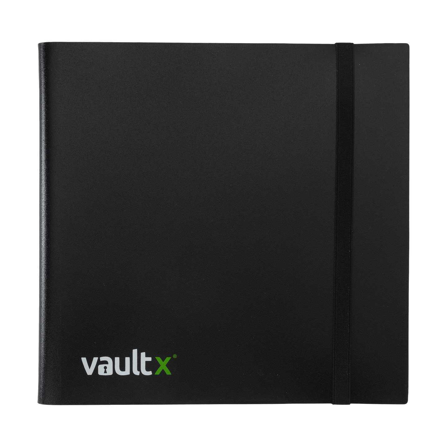 Vault X 12-Pocket Strap Binder Black