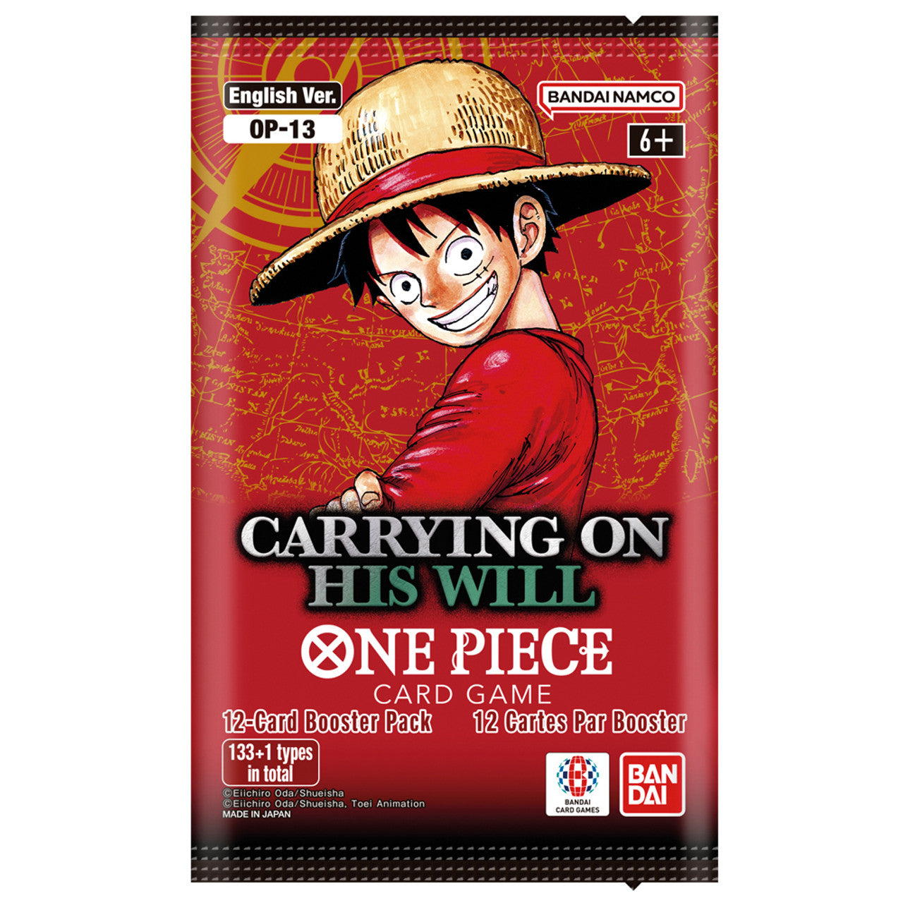 One Piece Card Game: Booster Pack - (OP-13) Carrying on His Will (Pre-Order)