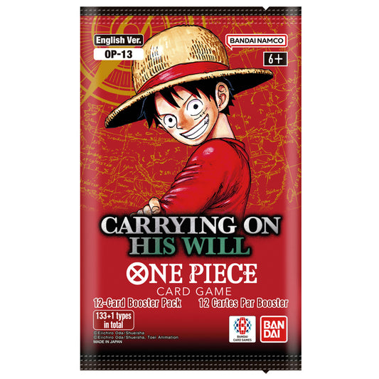 One Piece Card Game: Booster Pack - (OP-13) Carrying on His Will (Pre-Order)