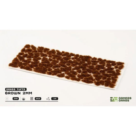 ?Brown 2mm Tufts - Gamers Grass