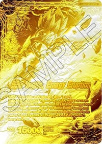 Son Goku & Vegeta // SSB Vegito, Energy Eruption (Championship Final 2019) (Gold Metal Foil) (BT7-025_PR) [Tournament Promotion Cards]