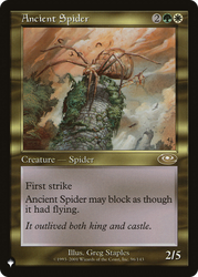 Ancient Spider [The List]