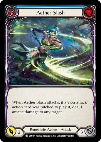 Aether Slash (Blue) [DYN184] (Dynasty)