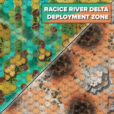 BattleTech Battle Mat: River Delta / Landg Zone
