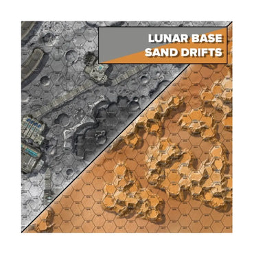 BattleTech Battle Mat: Lunar Base / Sand Drifts (Pre-Order) DELAYED