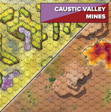 BattleTech Battle Mat: Caustic Valley / Mines