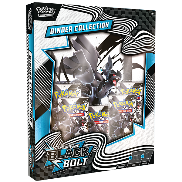 WEBSTORE 1 PER CUSTOMER Pokémon TCG: Scarlet & Violet 10.5 - Black Bolt - Binder Collection Zekrom