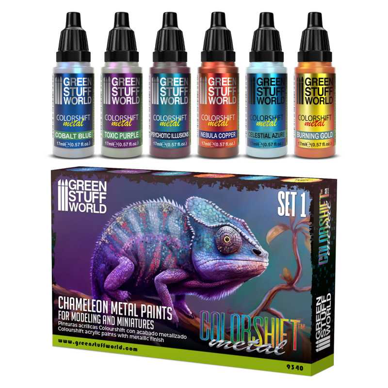 Green Stuff World Chameleon Acrylic Paint Set 1