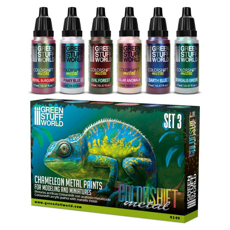 Green Stuff World: Chameleon Acrylic Paint Set 3