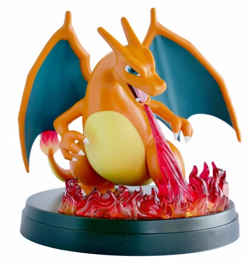 Charizard Card Holding Statue
