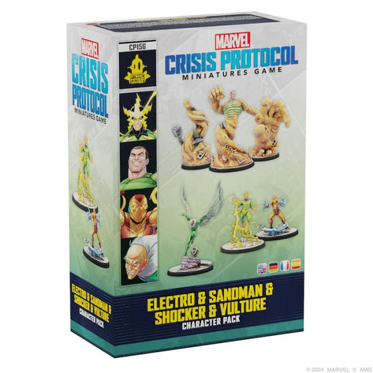 Electro & Sandman & Shocker & Vulture: Marvel Crisis Protocol Miniatures Games
