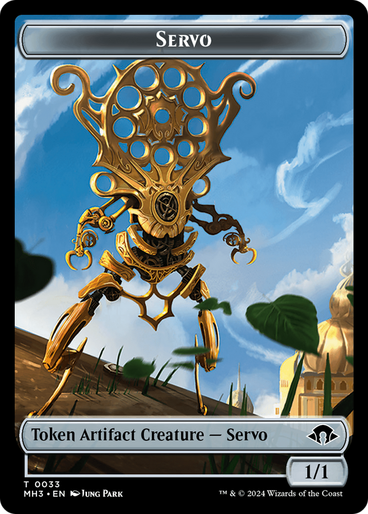 Servo // Bird Double-Sided Token [Modern Horizons 3 Tokens]