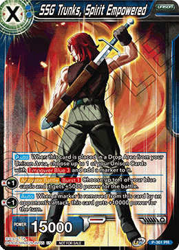 SSG Trunks, Spirit Empowered (Gold Stamped) (P-361) [Promotion Cards]