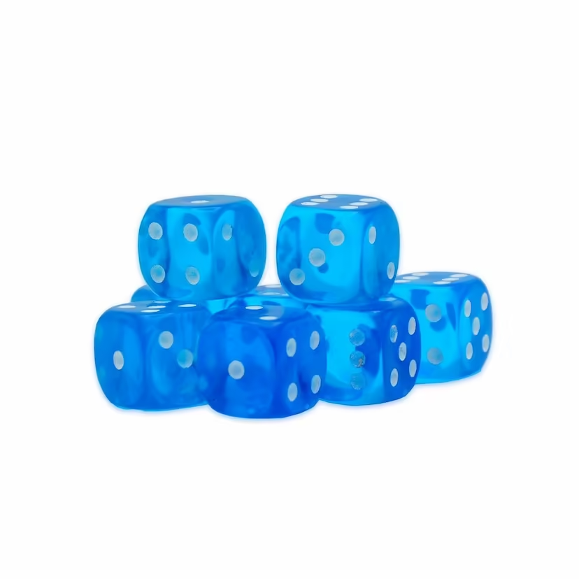 Warlord Games Sapphire D6 Dice