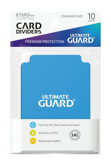 Ultimate Guard Card Dividers Standard Size Light Blue