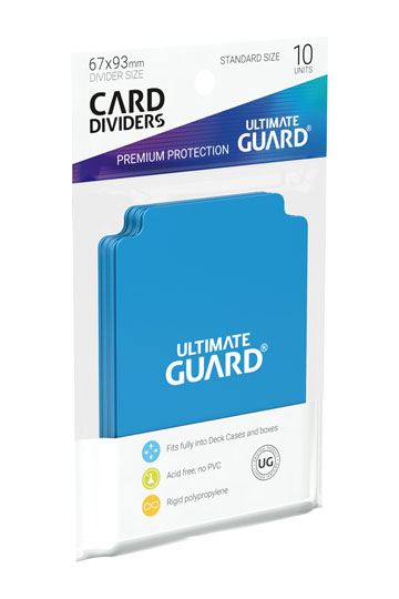 Ultimate Guard Card Dividers Standard Size Light Blue