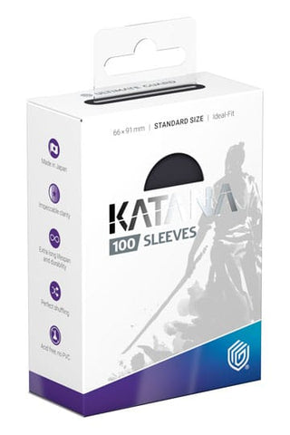 Ultimate Guard Katana Sleeves Standard Size (100) - Obsidian Shard