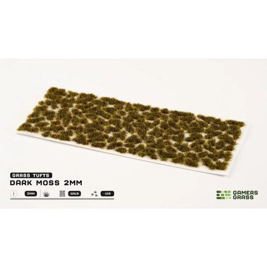 Dark Moss 2mm Tufts - Gamers Grass