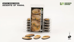 Deserts of Maahl Bases, Oval 60mm (x4) - Gamers Grass