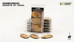 Deserts of Maahl Bases, Oval 75mm (x3) - Gamers Grass