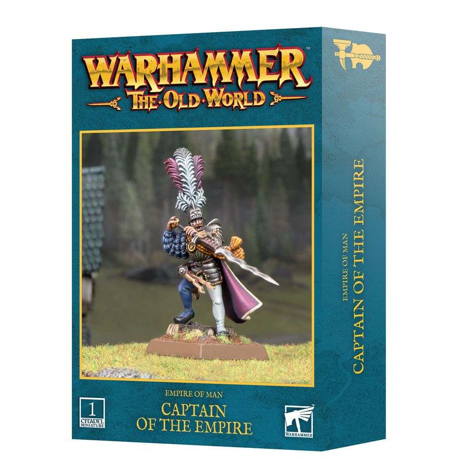 THE OLD WORLD: EMPIRE OF MAN CAPTAIN OF THE EMPIRE (D) (Pre-Order)