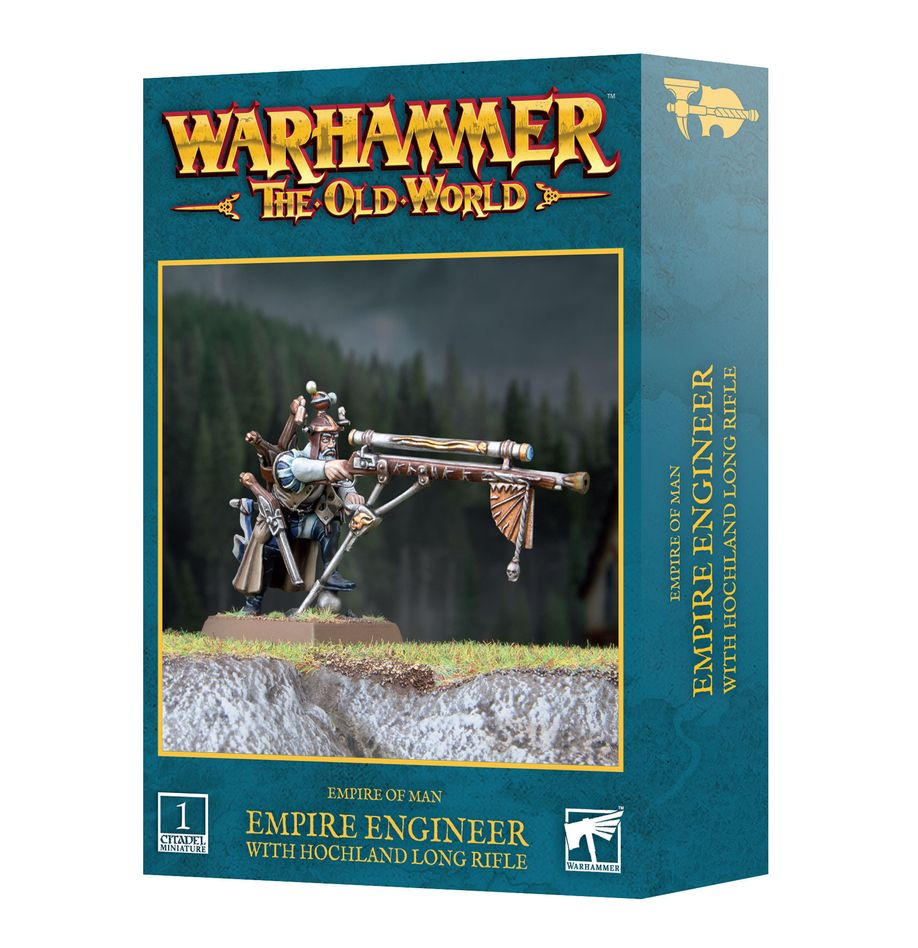 THE OLD WORLD: EMPIRE ENGINEER WITH HOCHLAND LONG RIFLE (D) (Pre-Order)