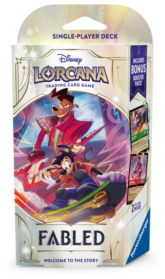 Disney Lorcana: Fabled Set 9 Starter Deck - Max Goof & Powerline