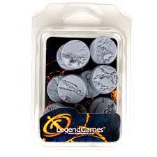 Bases - Natural Rock - 25mm x10, Clamshell
