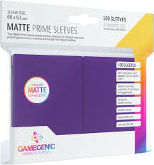UNIT Gamegenic Matte Prime Sleeves Purple (100 ct.)