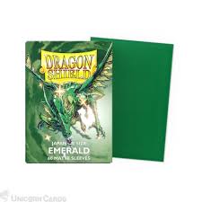 Dragon Shield 60 Japanese Size Matte Sleeves - Emerald