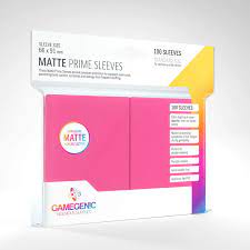 UNIT Gamegenic Matte Prime Sleeves Pink (100 ct.)