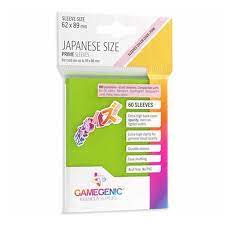 UNIT Gamegenic Prime Japanese Sized Sleeves Lime (60 ct.)