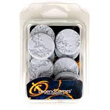 Bases - Natural Rock - 32mm x10, Clamshell