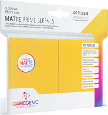 Gamegenic Matte Prime Sleeves Yellow (100 ct.)